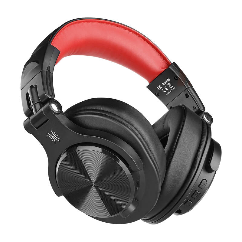 Oneodio Fusion A70 Wireless Headphones (Black and Red)_0