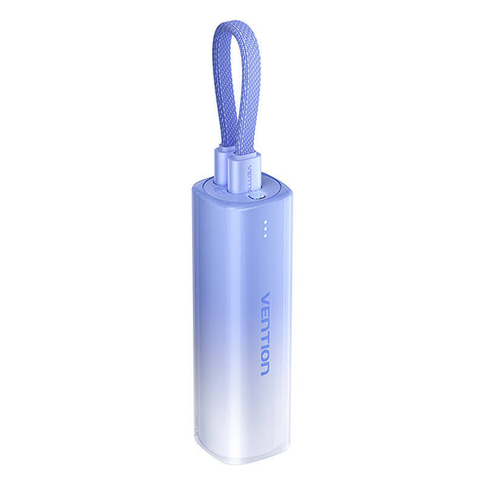 Powerbank 5000mAh Vention FHWL0 20W + cable USB-C do lightning (niebieski)_0