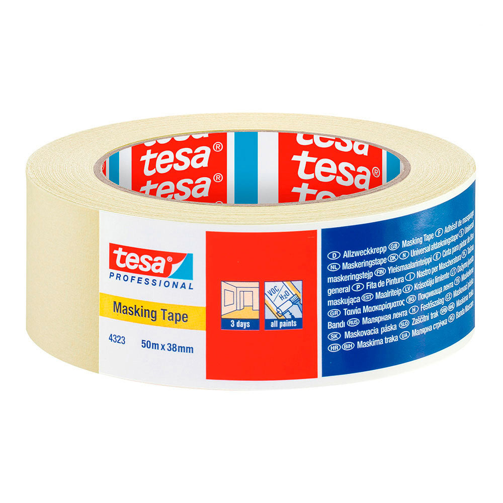 Tesa Paper Masking Tape 50mx38mm Standard beige 04323_0
