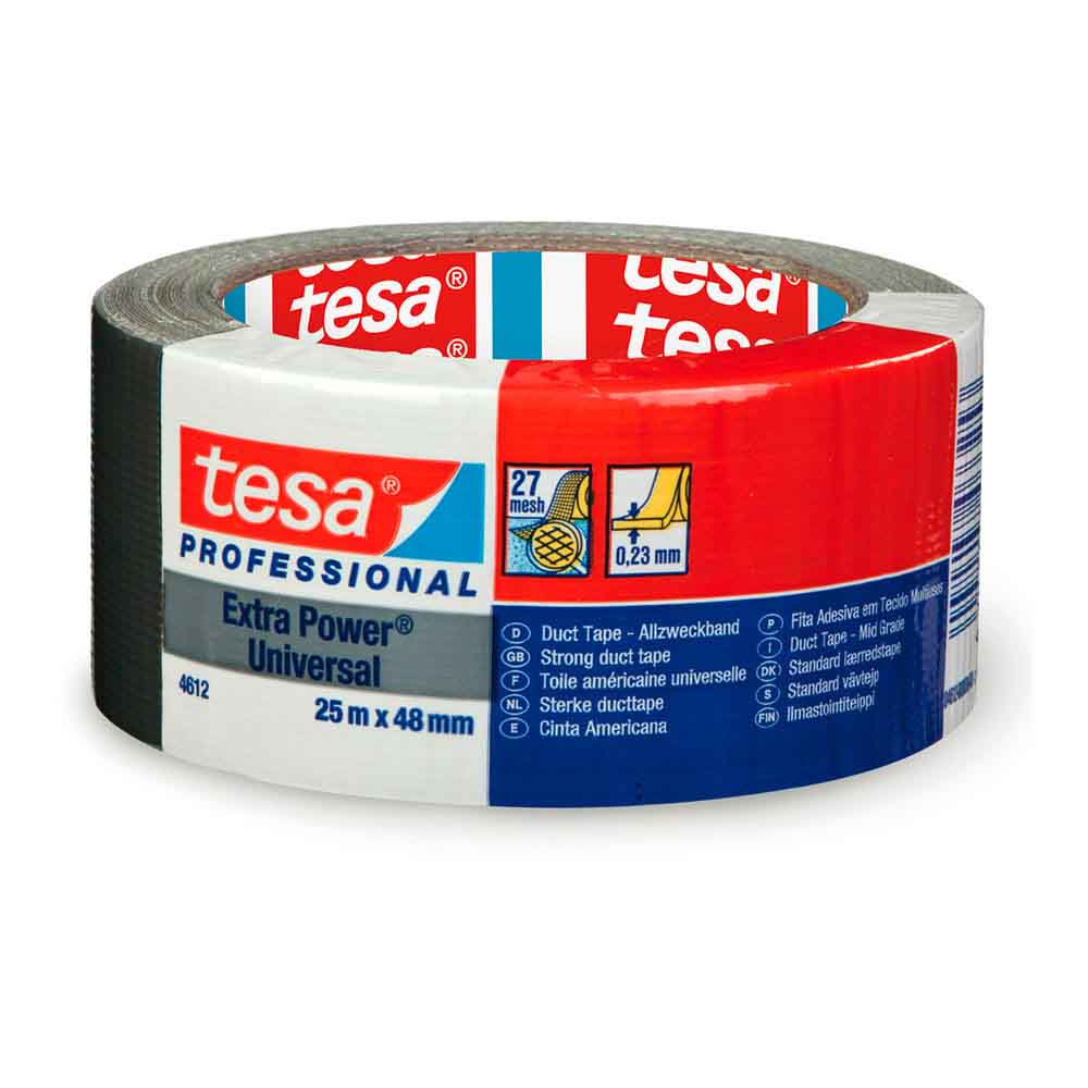 Fita americana preta 25m x 48mm 4612 tesa_0