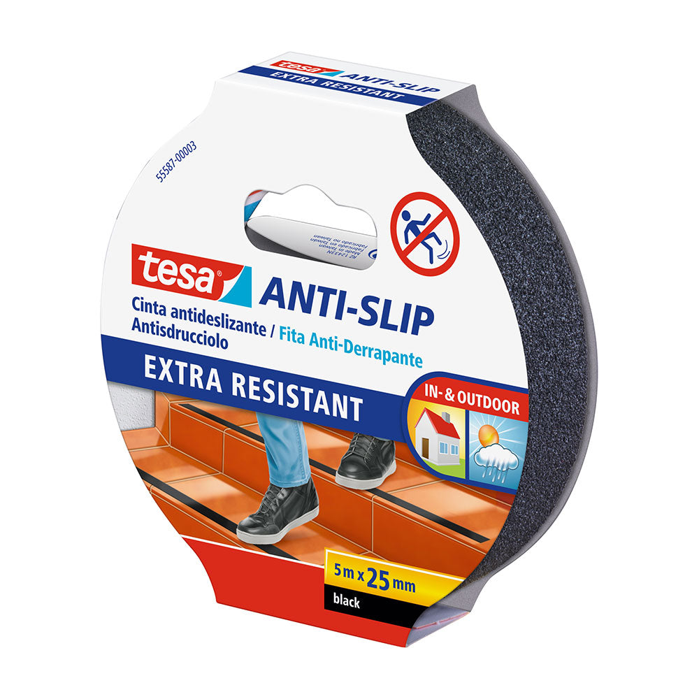 Fita de antiderrapante preta 5m x 25mm 55587 tesa_0