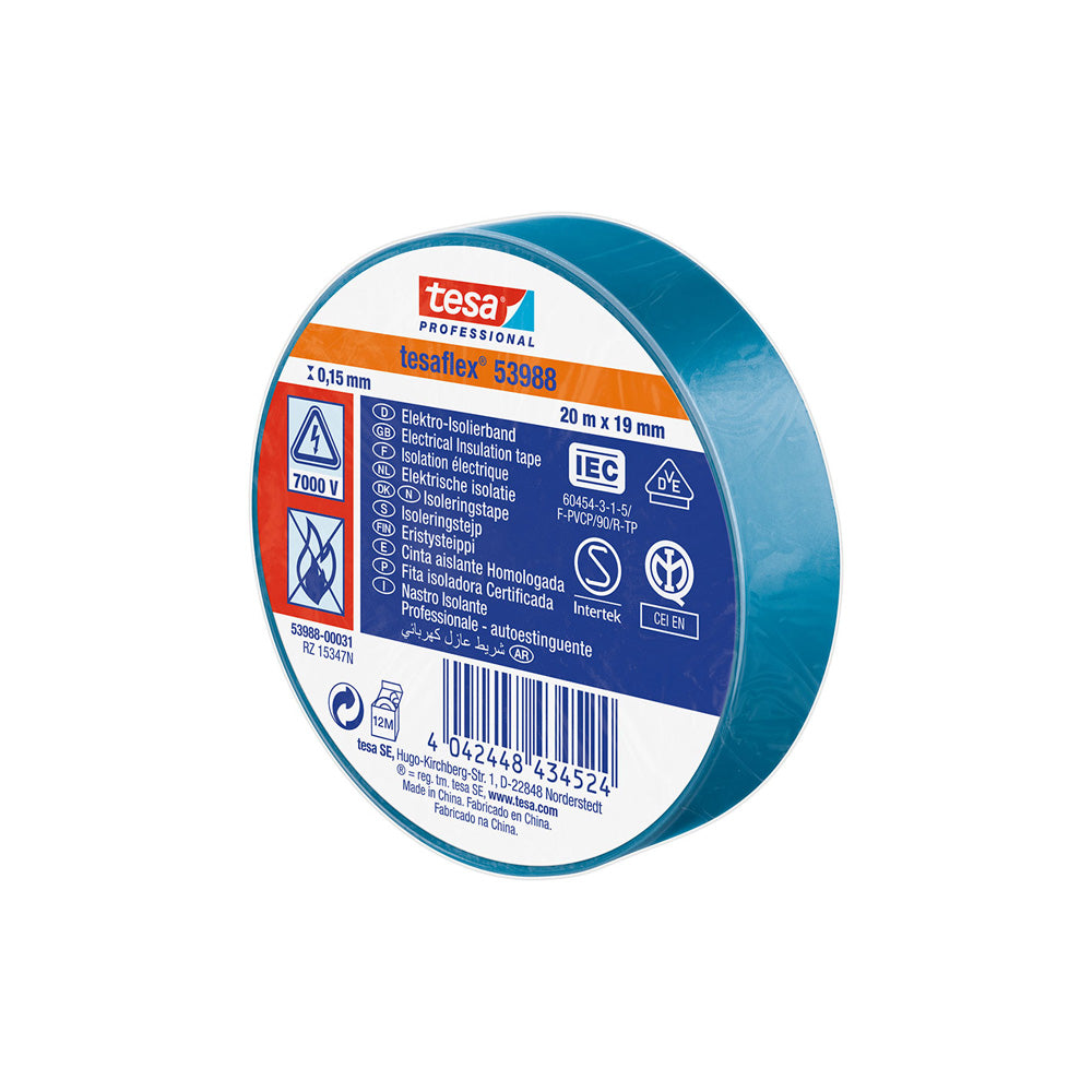 Fita isolante homologada azul 20m x 19mm 53988 tesa_0