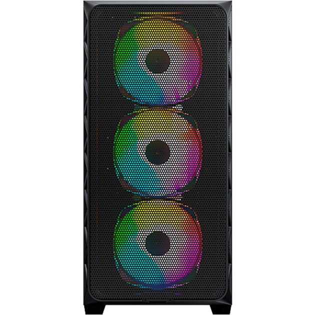 Caixa E-ATX Montech AIR 903 MAX Midi Tower ARGB Vidro Temperado Preto