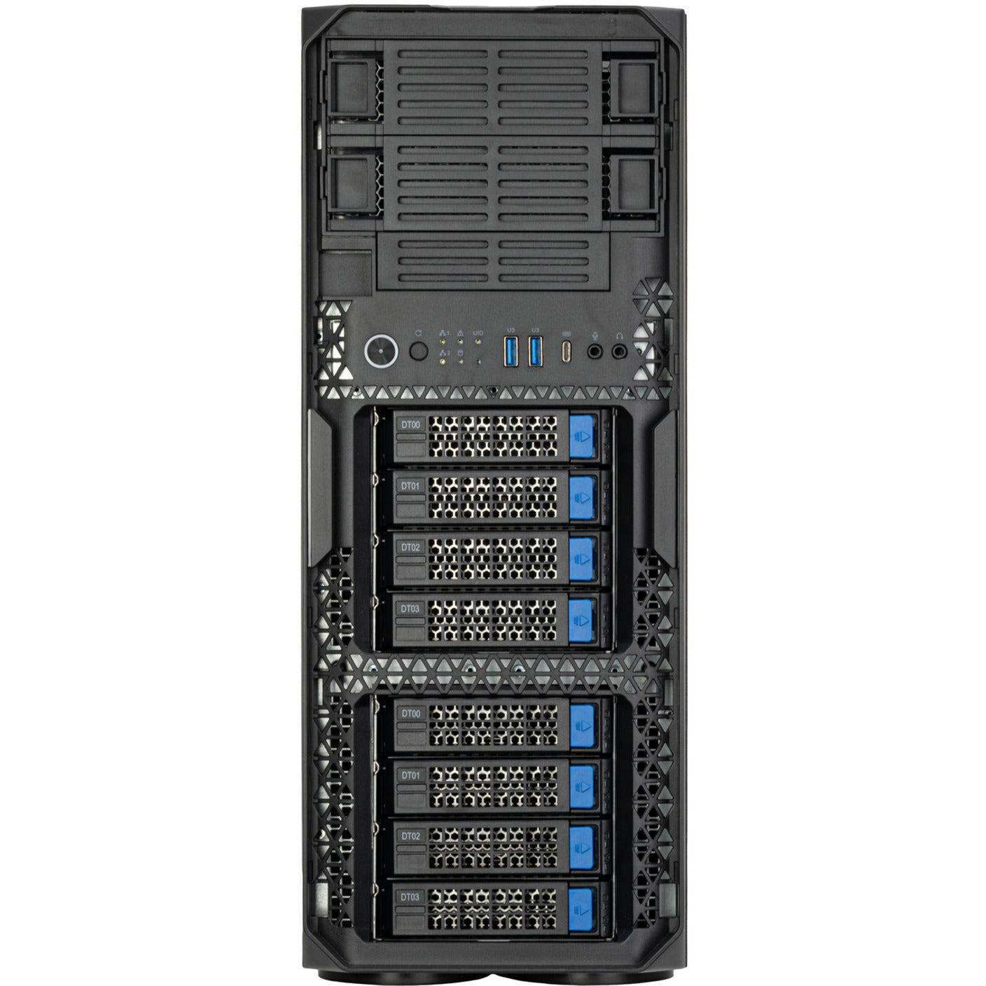 Caixa Servidor SilverStone WS380-E Tower NAS 8 Hot-Swap Preta