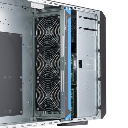 Caixa Servidor SilverStone WS380-E Tower NAS 8 Hot-Swap Preta