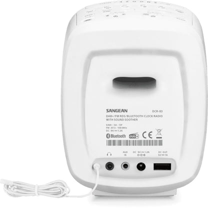 Rádio Despertador Sangean DCR-83 / Branco / A500460_0