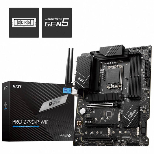 Placa mãe MSI PRO Z790-P / Cor: Preto / Marca: MSI