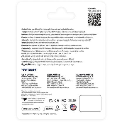 SSD M.2 Patriot P410 2TB PCIe 4.0 NVMe 1.4 2280