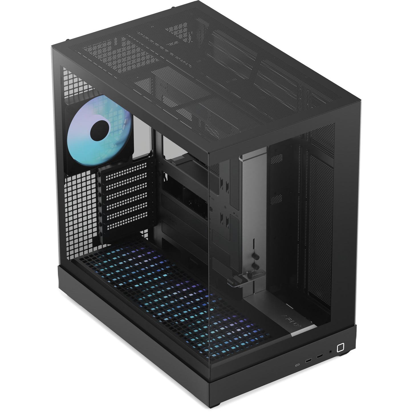 Caixa PC APNX V2-F Midi Tower RGB Vidro Temperado Preta