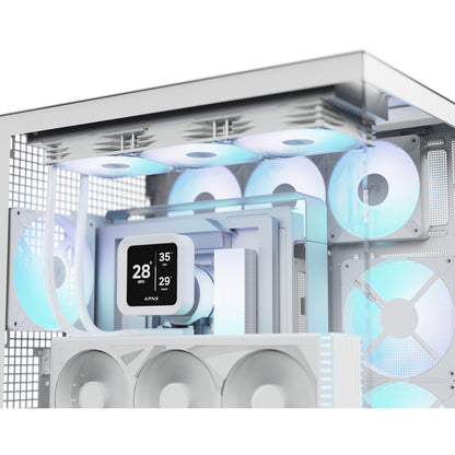 Caixa PC APNX V2-F-WT-v1 Midi Tower ATX RGB Branca