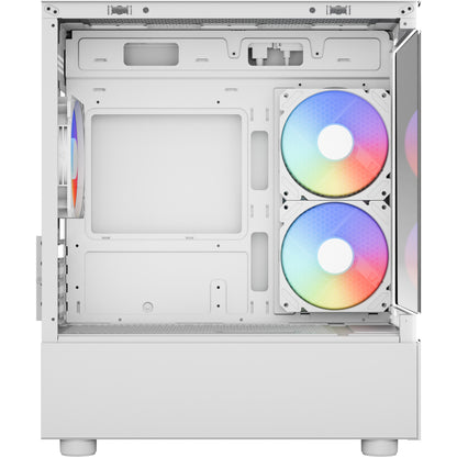 Caixa PC Aerocool Viewport Mini-G-WT-v4 ARGB Mini Tower Branca