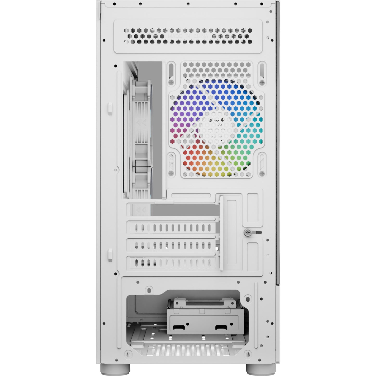 Caixa PC Aerocool Viewport Mini-G-WT-v4 ARGB Mini Tower Branca