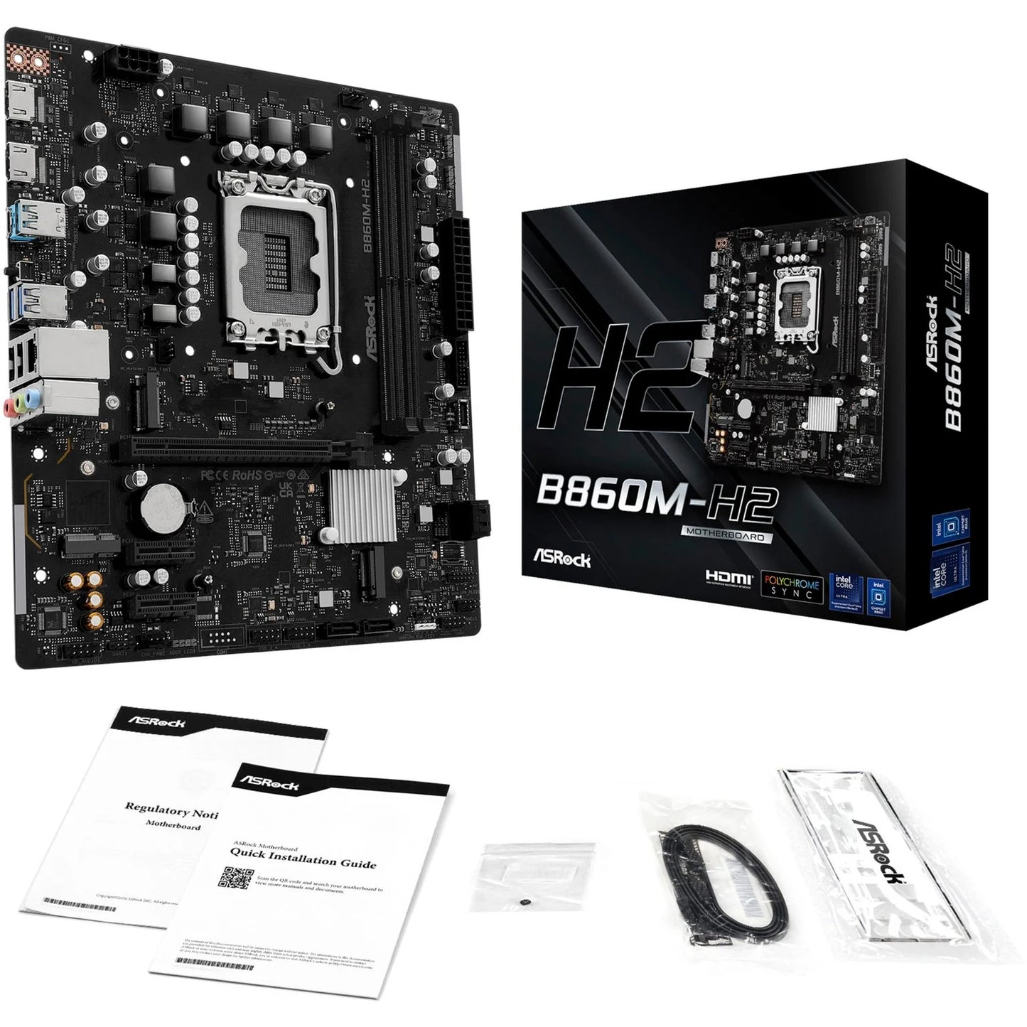 Motherboard ASRock B860M-H2 Intel B860 µATX DDR5 LGA1851