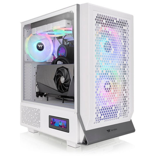 Caixa E-ATX Thermaltake Ceres 300 TG ARGB Vidro Temperado Branco