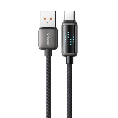 Mcdodo CA-2350 USB-A to USB-C cable, 6A, LED display, 1.2m_2