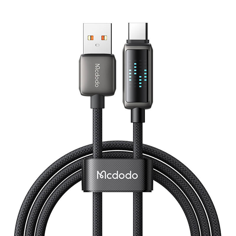 Mcdodo CA-2350 USB-A to USB-C cable, 6A, LED display, 1.2m_0