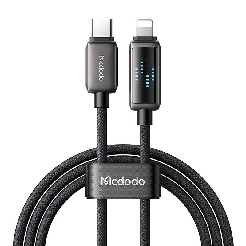 Mcdodo CA-2630 USB-C to Lightning cable, 36W, LED display, 1.2m_0