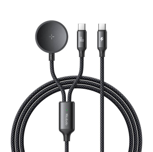 Mcdodo CA-4210 2-in-1 USB-C cable + Samsung Watch charger, 60W, 1.2m_0