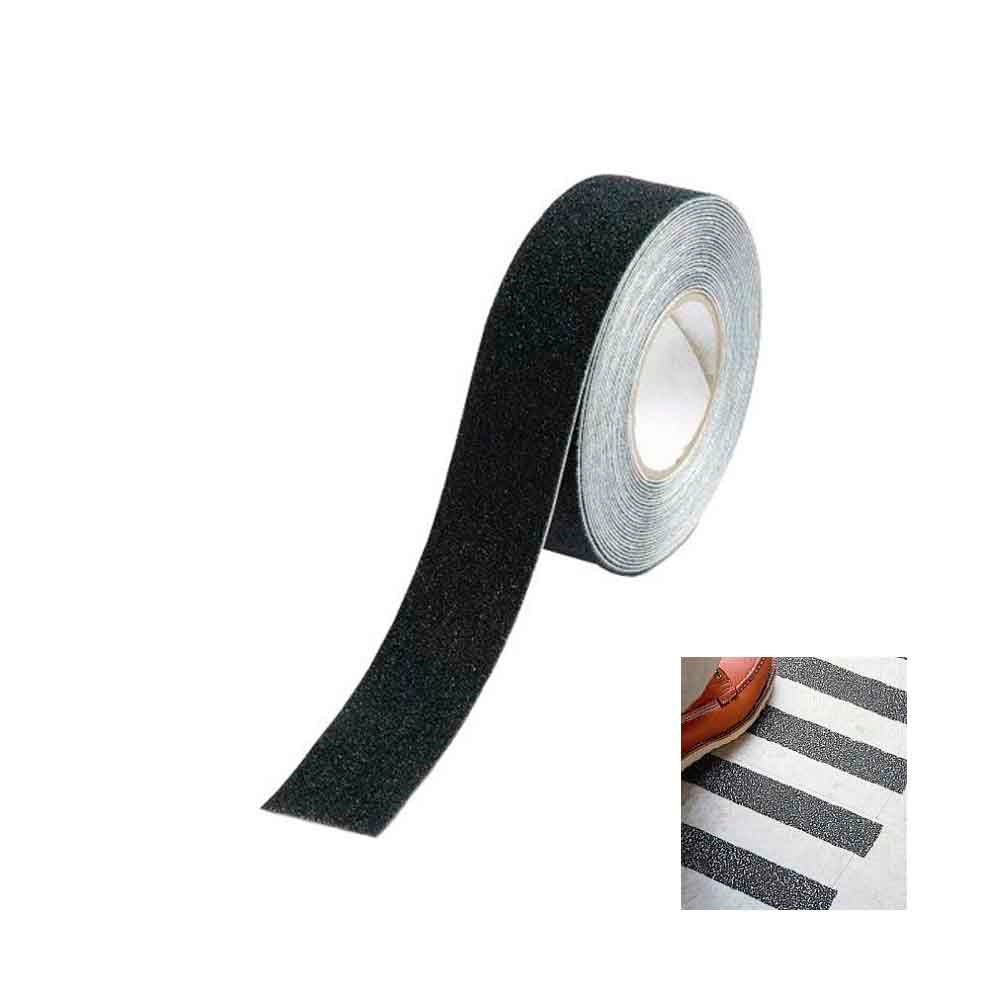 Fita adesiva antideslizante preta 15mx25mm para uso interior/exterior_0