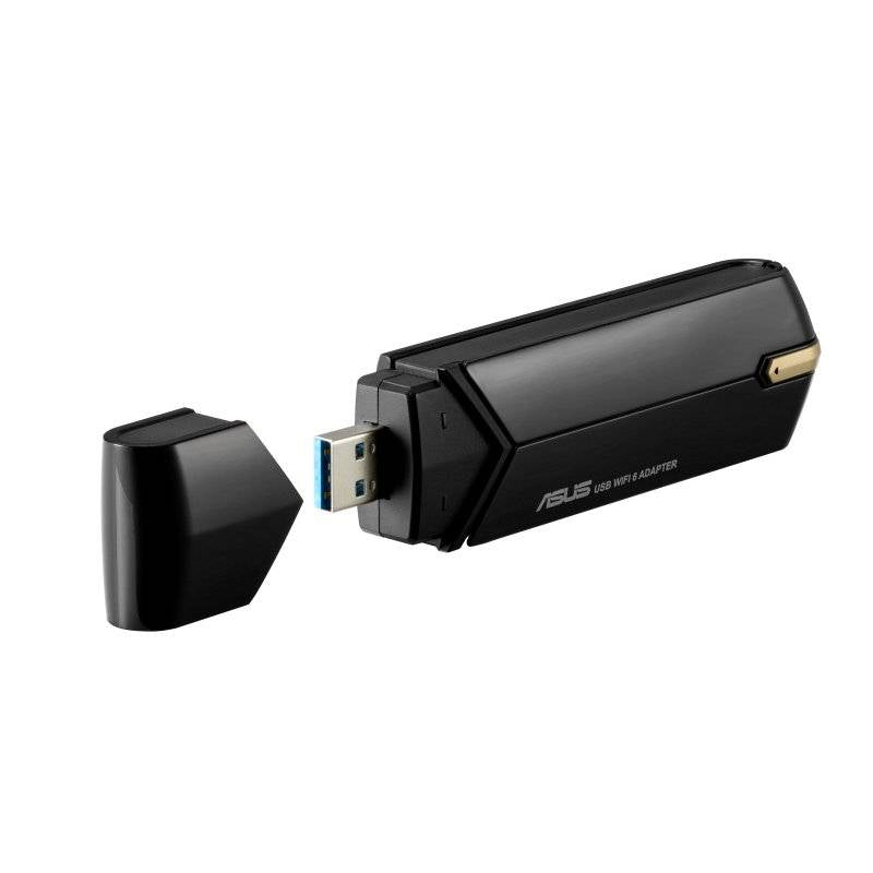 ASUS USB-AX56 WLAN 1775 Mbit/s / Adaptador Wi-Fi / Preto