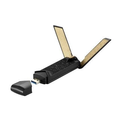 ASUS USB-AX56 WLAN 1775 Mbit/s / Adaptador Wi-Fi / Preto