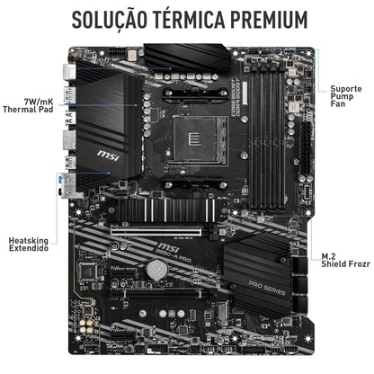 Motherboard ATX MSI B550-A Pro SktAM4