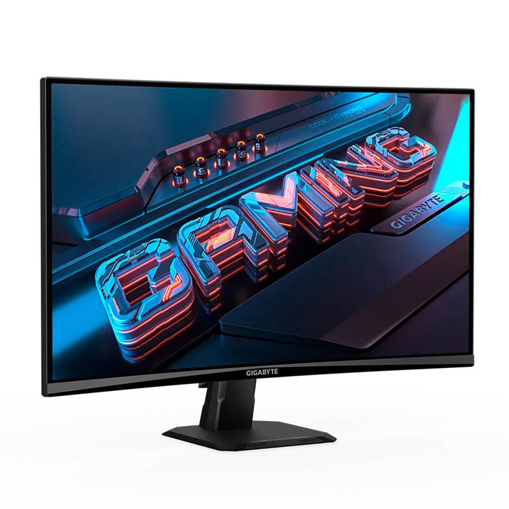 Monitor GIGABYTE GS27FC / 27" Curvo / Preto / B-Grade