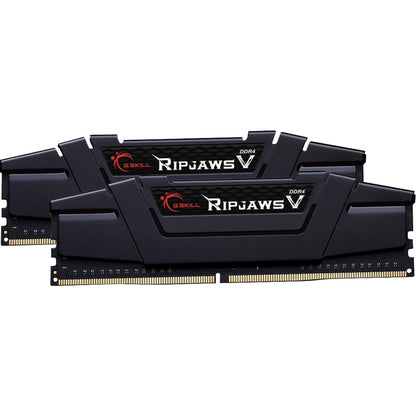 Memória RAM UDIMM G.SKILL Ripjaws V 32GB (2x16GB) DDR4-3200MHz (Intel XMP) CL16 (16-18-18-38) 1.35V Preta