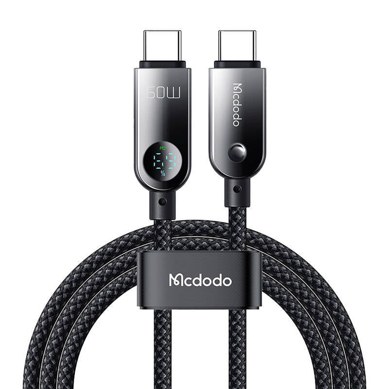 Mcdodo CA-4780 USB-C to USB-C 60W data cable 1.2m (black)_0