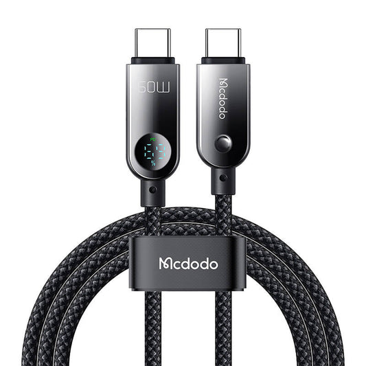 Mcdodo CA-4780 USB-C to USB-C 60W data cable 1.2m (black)_0
