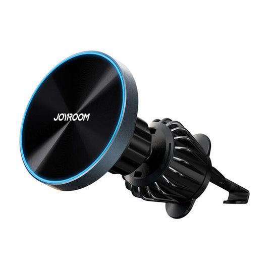 Joyroom car phone holder with wireless charger (MagSafe compatible) with air vent fan - black (JR-ZS387)_0