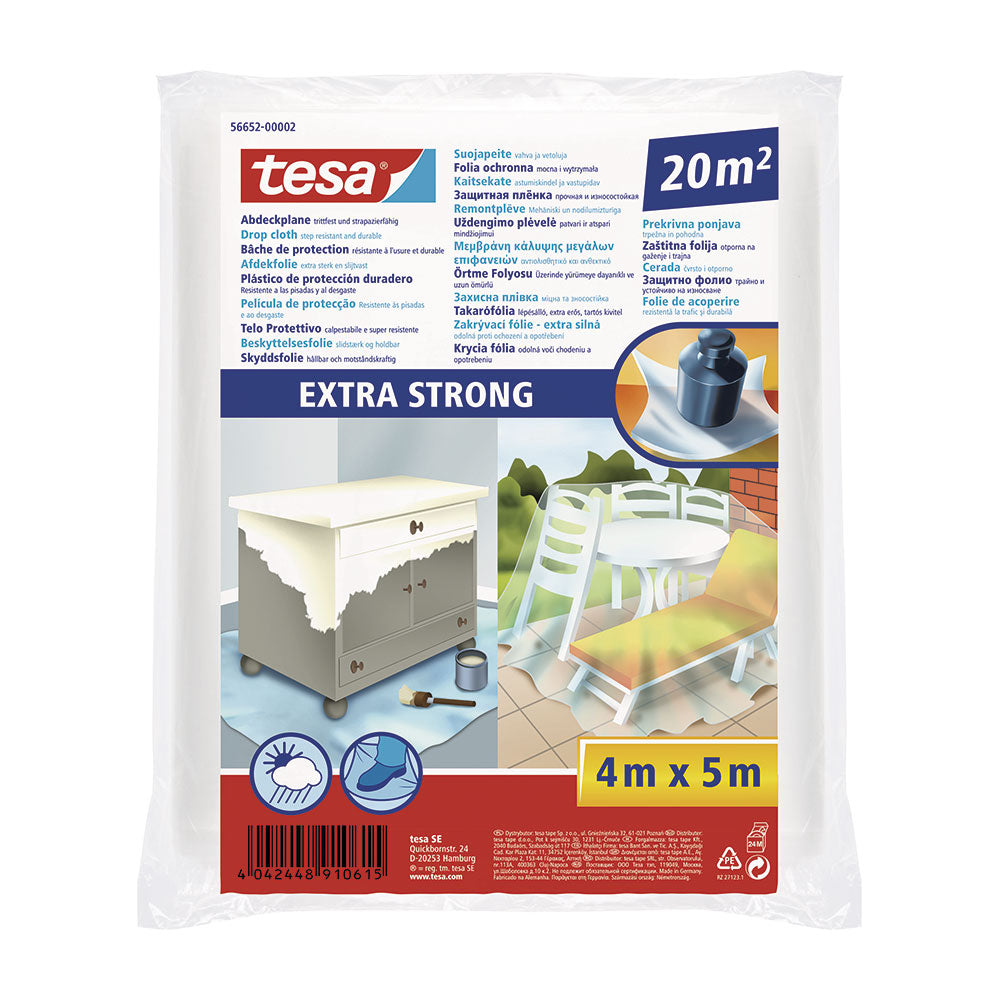PlÃ¡stico de proteÃ§Ã£o 20mÂ². extra forte tesa_0