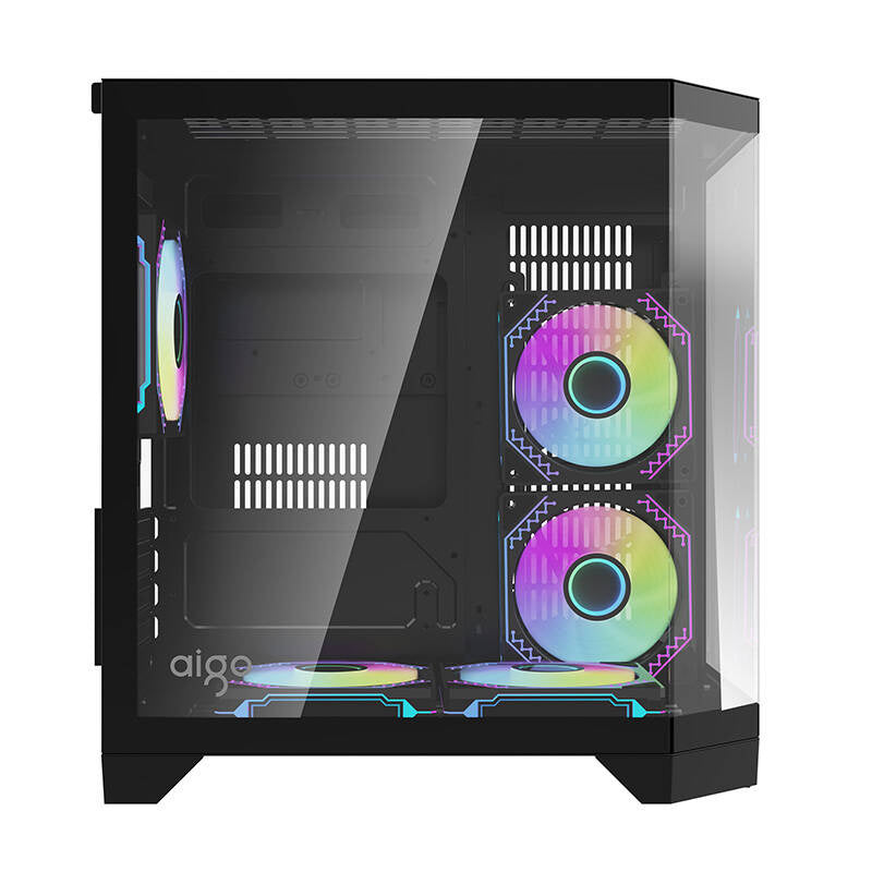Darflash FT350 computer case + 5 aRGB fans (black)_1
