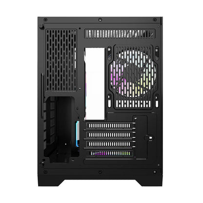 Darflash FT350 computer case + 5 aRGB fans (black)_6