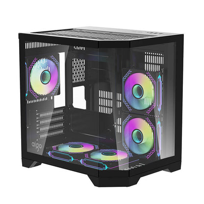 Darflash FT350 computer case + 5 aRGB fans (black)_7