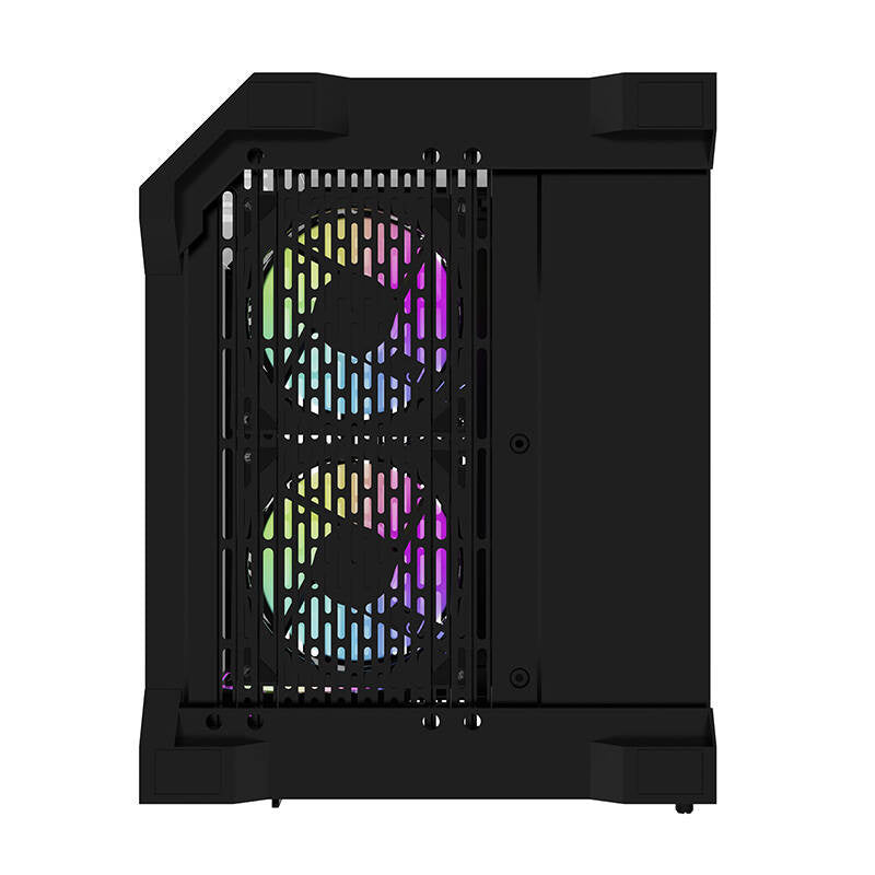 Darflash FT350 computer case + 5 aRGB fans (black)_3