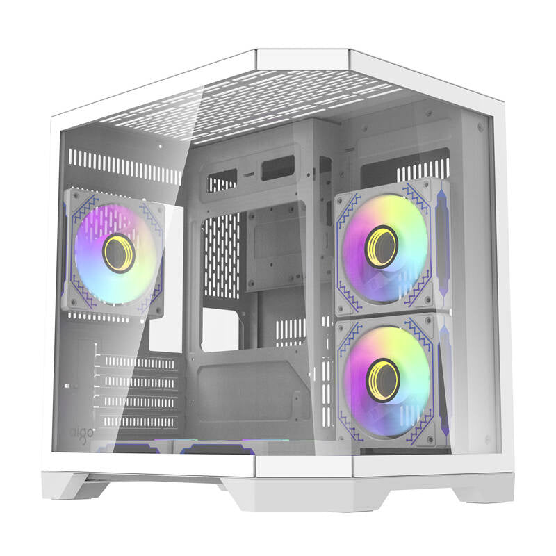 Darflash FT350 computer case + 5 aRGB fans (white)_0