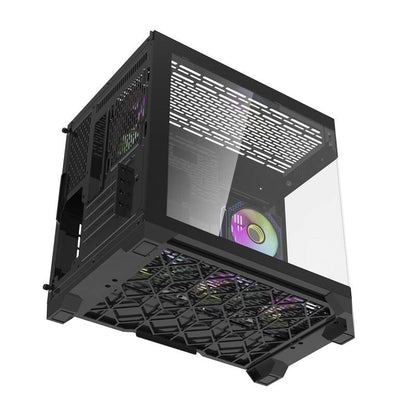 Darflash FT418 computer case + 6 aRGB fans (black)_9