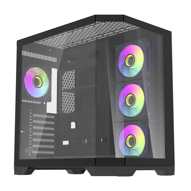 Darflash FT418 PRO computer case + 7 aRGB fans (black)_0