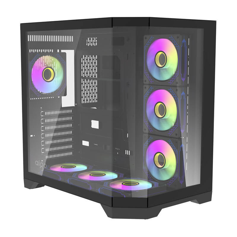 Darflash FT418 PRO computer case + 7 aRGB fans (black)_9