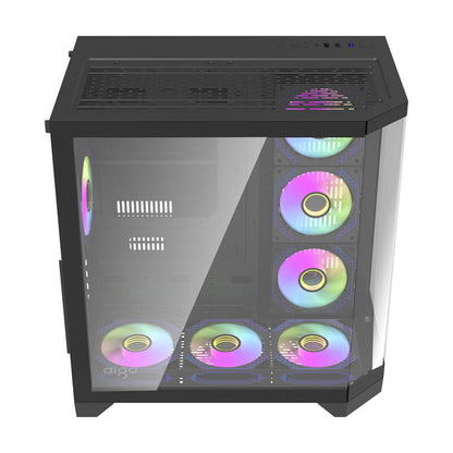 Darflash FT418 PRO computer case + 7 aRGB fans (black)_8