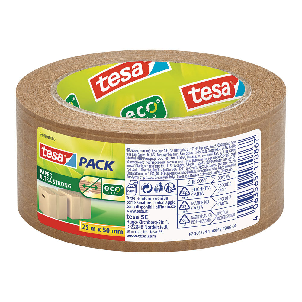 Papel tesapack + fimamentos brown 25m x 50mm tesa_0