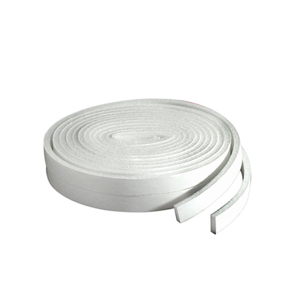 Perfil adesivo para calafetaÃ§ao 10m x 12mm branco_0