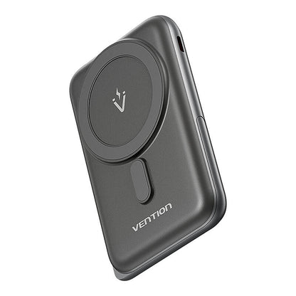 Powerbank 10000mAh Vention FHNB0/ 20W/ Wireless/ Negra_2