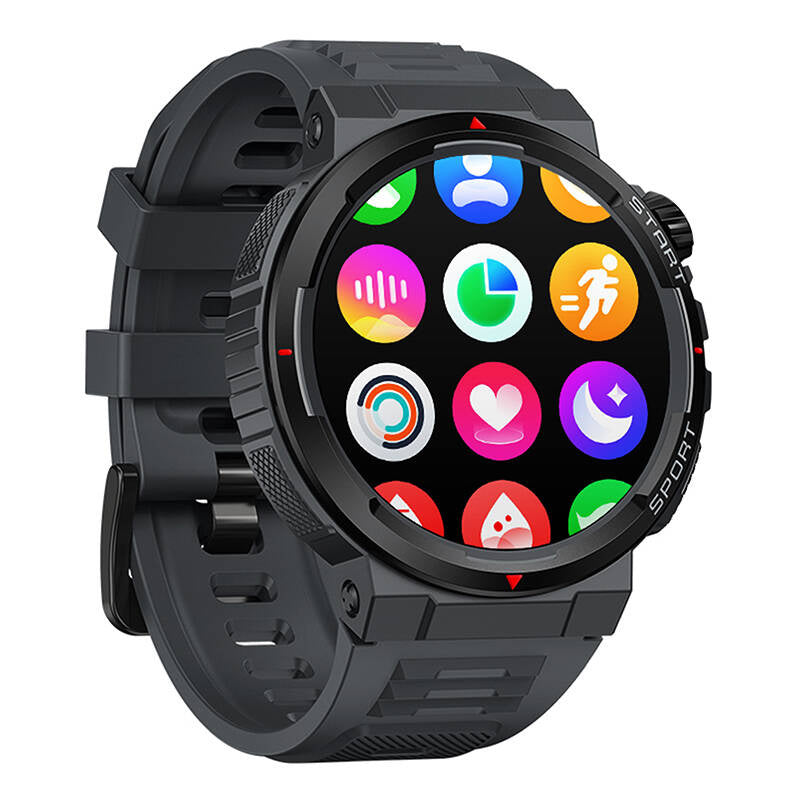 Zeblaze Ares 3 Plus Smartwatch (Black)_2