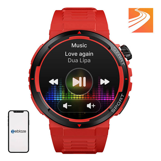 Zeblaze Ares 3 Plus Smartwatch (Red)_0
