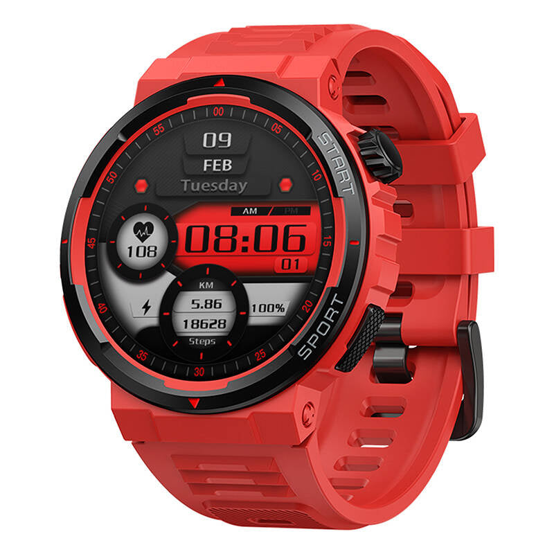 Zeblaze Ares 3 Plus Smartwatch (Red)_2
