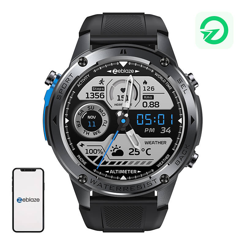 Zeblaze Stratos 2 Ultra Smartwatch (Black)_7