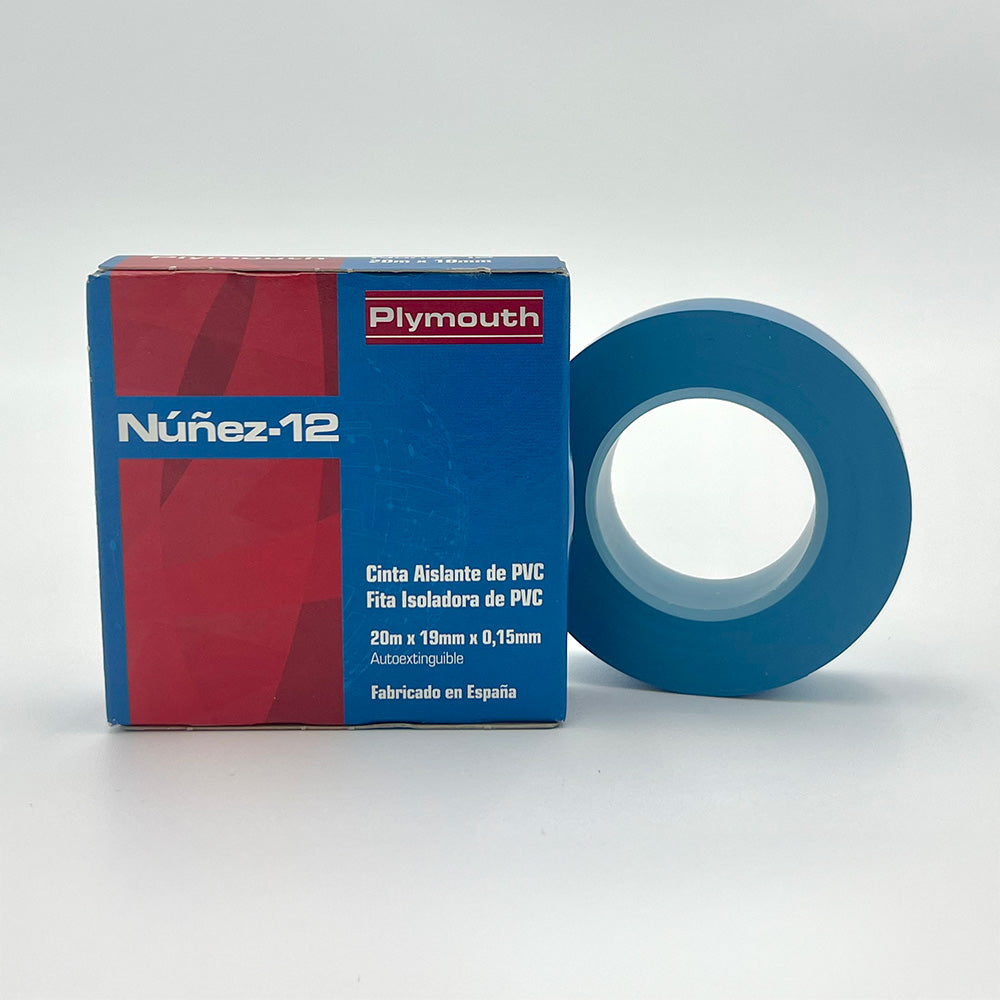 Fita isoladora de pvc azul de alta adesÃ£o 20 m x 19 mm x 0,15 mm_0