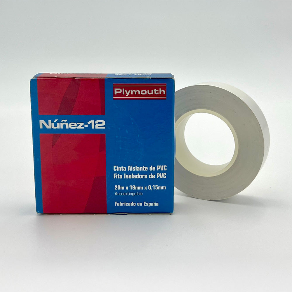Fita isolante pvc branca de alta adesÃ£o 20 m x 19 mm x 0,15 mm_0